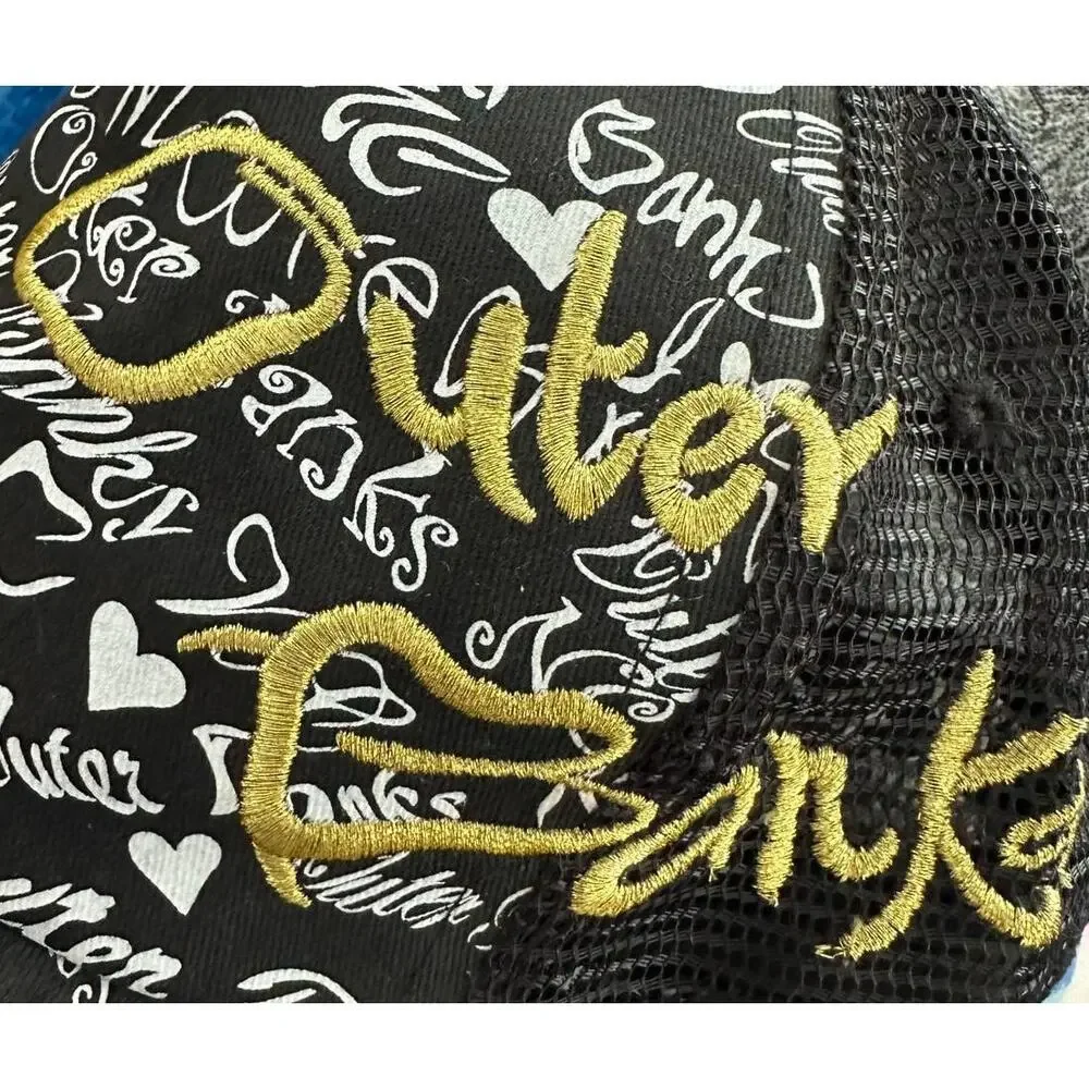 Outer Banks Baseball Cap 777 Lucky Hook Loop Closure